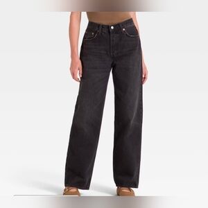 Universal Thread™ Washed Black 14 Mid-Rise 90's Baggy Denim Jeans